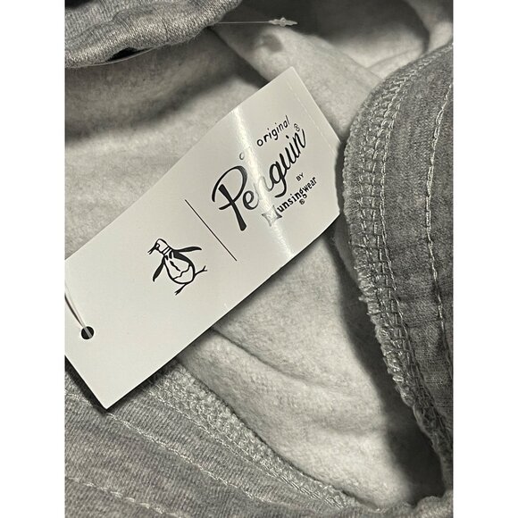 Original Penguin Mens Gray Slim Fit Joggers Size S Cotton Blend Elastic Waist - Picture 10 of 10